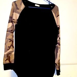 Camouflage Sleeve Tunic